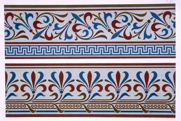 Neo-Grec Ornament: Rand- und Sockeldesigns, Platte XXIV aus 